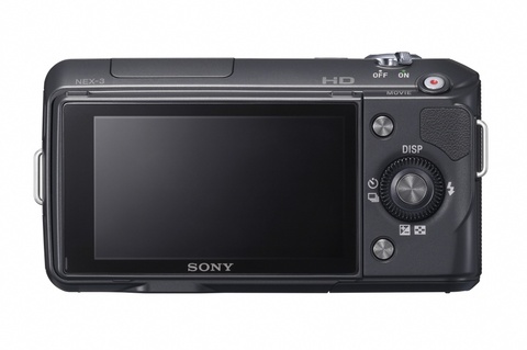 sony nex-3 black back