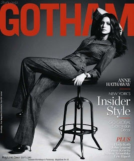 Anne Hathaway On Us Gotham Magazine Cover Page