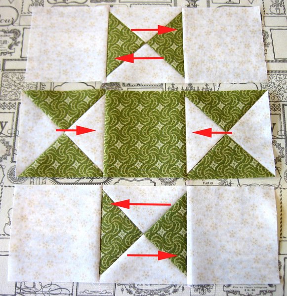 Ohio Star Quilt Block Tuitorial