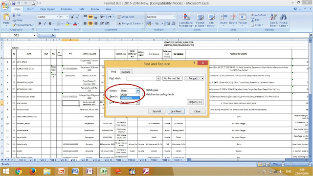 Cara Mudah Mencari Kata Dalam Seluruh Excel