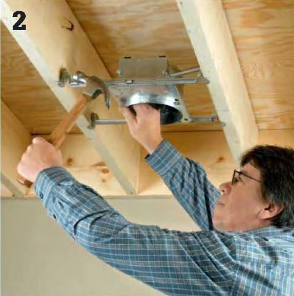Instalaciones eléctricas residenciales - Instalando los cartuchos para las lámparas empotradas