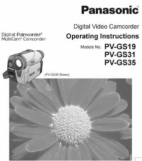 Panasonic PV-GS19 Operating Instructions Manual