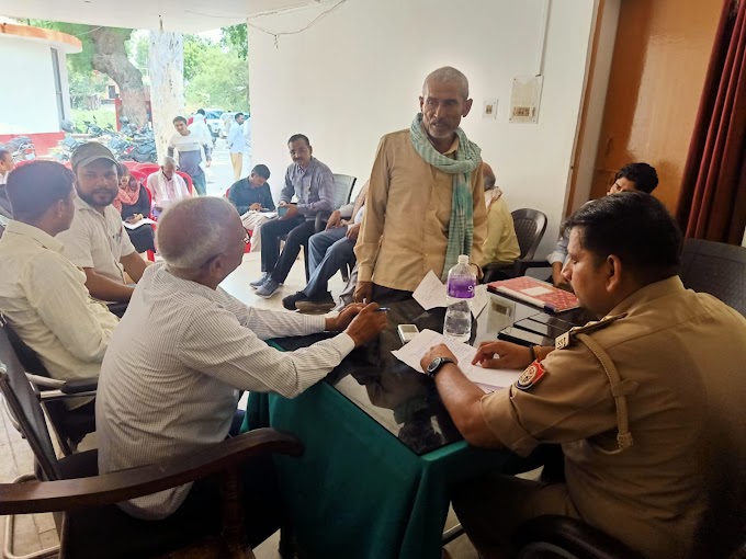 निजामाबाद थाना समाधान दिवस राजेंद्र प्रसाद सिंह के नेतृत्व में हुआ