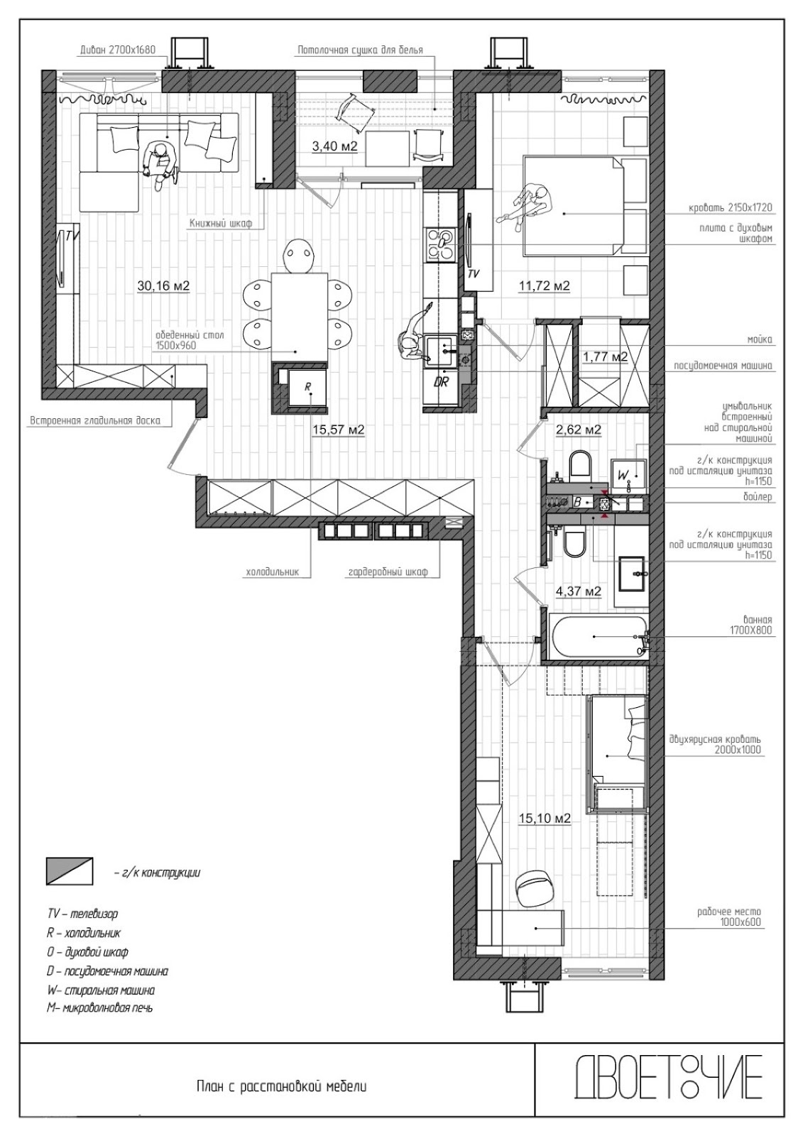 Denah Interior Rumah Minimalis Sederhana