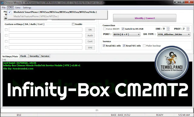Infinity CM2MT2 V 2.89 Latest Version Infinity CM2MT2 V 2.89 Latest Version
