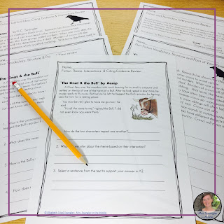 Find out how to create friendly competition in your middle school class to review SEVEN reading standards!  #testprep #teaching