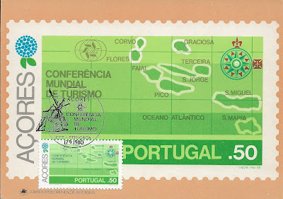 Maxicard "Conference Mondiale du Tourisme" - Portugal Acores