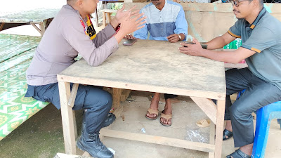 Melalui Sambang Desa, Polsek Ukui Ajak Masyarakat Rawat Harkamtibmas 