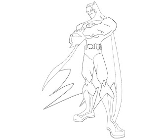 #7 Batman Coloring Page