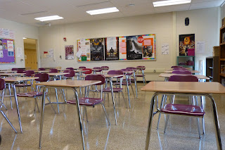 empty classroom