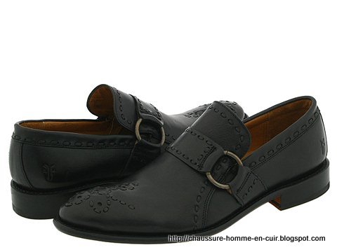 Chaussure homme en cuir:cuir-634292