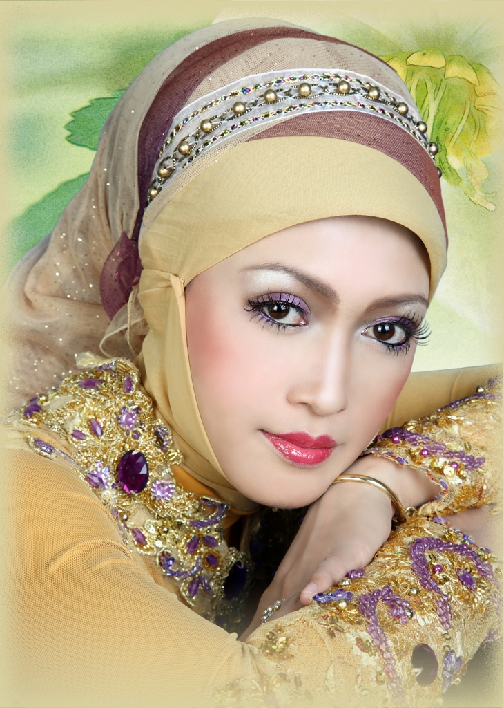 Contoh Make  Up  Pengantin  Muslimah Modern Terbaru 2019