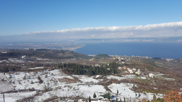 Aşıklar Tepesinden Körfez manzarası