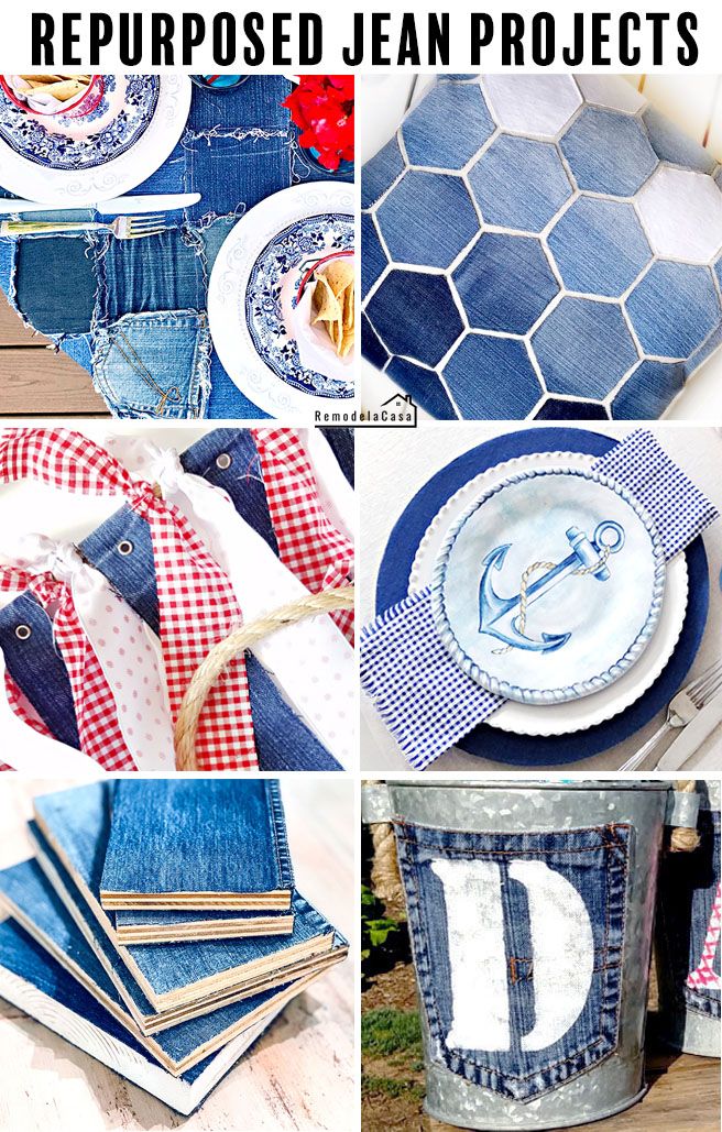 Denim projects for the home