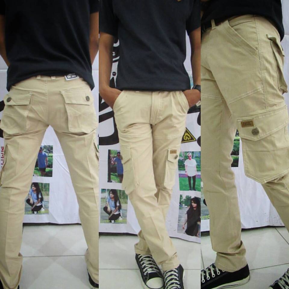  Celana  pendek panjang chino chinos cargo ripped 