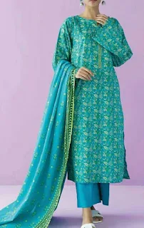 Multiazure 3pc Lawn Unstitched Suit