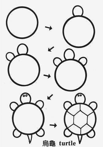 Ideas for Kids ,How to Draw Circle Animals, Step by Step..!!