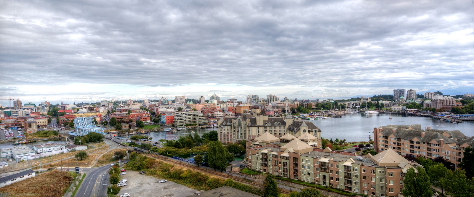 Bayview Residences, view, panorama, downtown Victoria