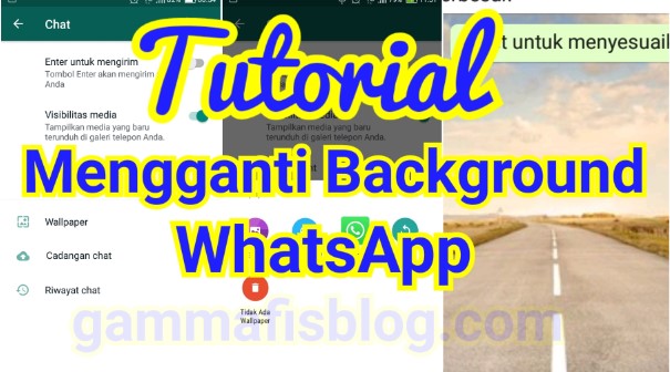 Cara Mengganti Background WhatsApp Dengan Foto Buatan Sendiri