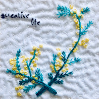 Le mimosa mimosa broderie juliette michelet