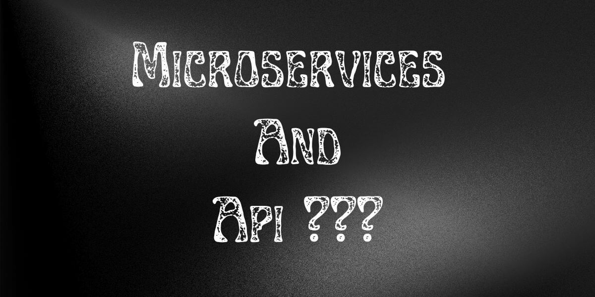 are microservices and api the same?