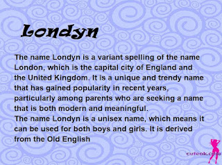 meaning of the name "Londyn"