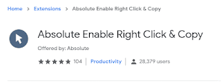 Absolute Enable Right Click Copy