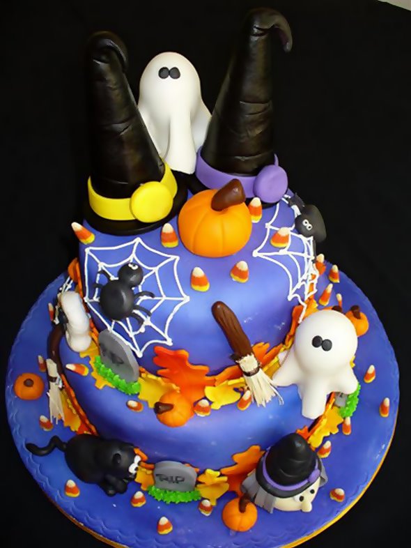 halloween birthday  cakes