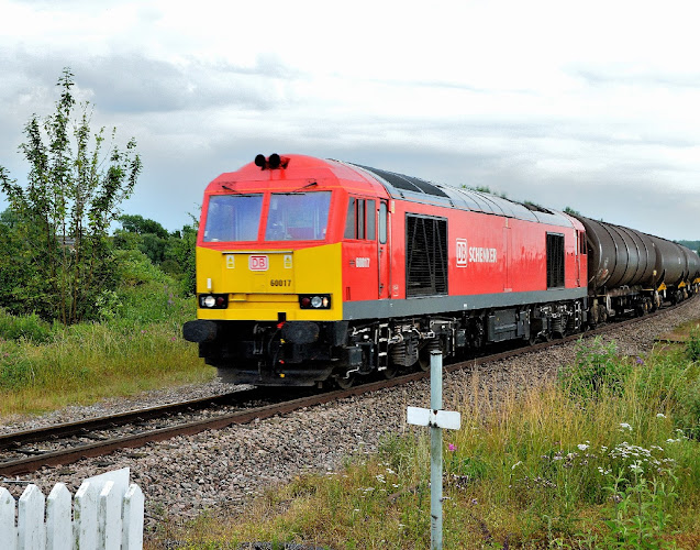 photo of diesel locomotive class 60017 at wellingborough 2014