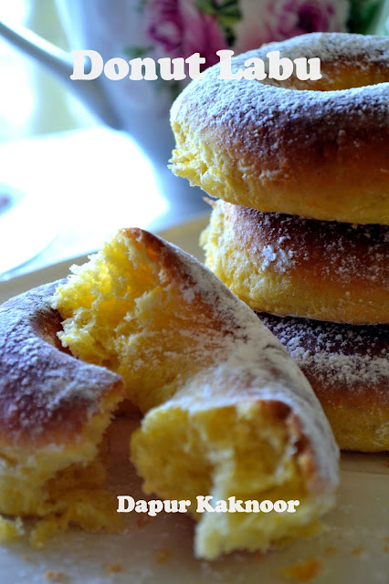 Donut Labu Bakar - Dapur Kak Noor