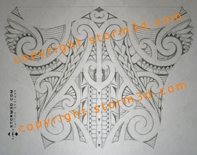 shin calf lower leg tribal maori tattoo designs