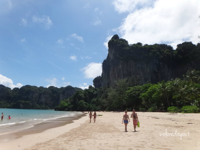 Fun day out with family & friends at Railay Beach Krabi, Thailand