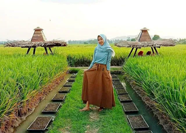 spot foto di taman sabin pringsewu