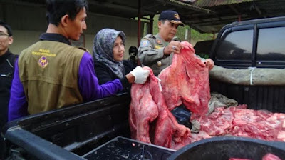 Daging Sapi Glonggongan Seberat 270 Kg Digagalkan