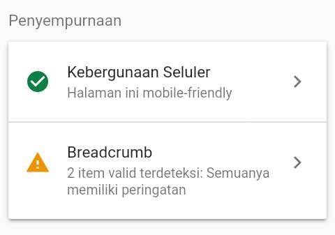 Cara Memperbaiki Skema data-vocabulary.org Yang Error di Breadcrumb - 2020, Peringatan Penyempurnaan Breadcrumb Blog