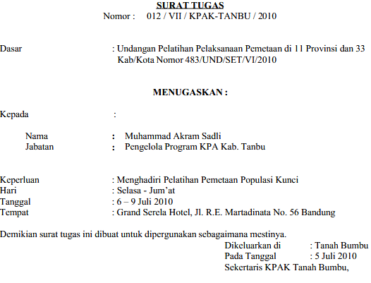 Contoh Surat Izin tidak Masuk Sekolah SD Karena Sakit 