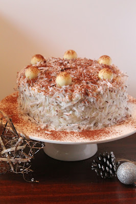 clotted cream and coconut cake