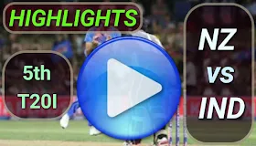 NZ vs IND 5th T20I 2020