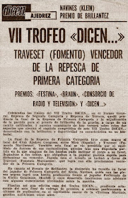 17 de junio de 1973 - Recorte del diario “Dicen…”