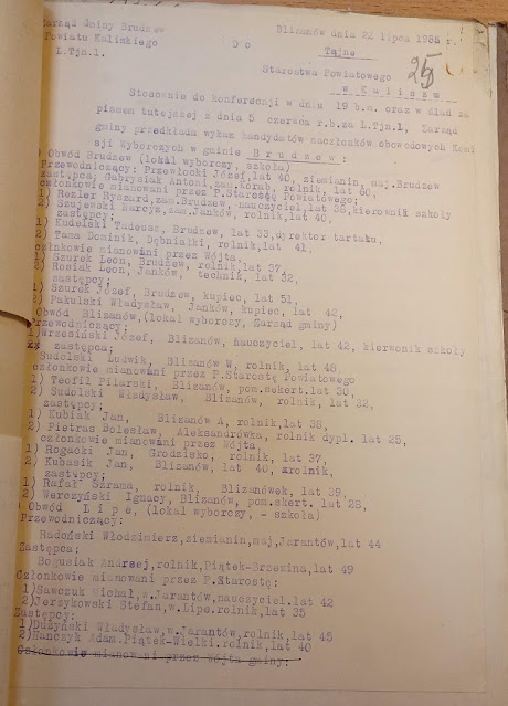 Spis osobowy Zarządu Oddziału związku zawiera informację, że w 1935 był prezesem Pododdziału Lipe i tamże zamieszkiwał (Archiwum Państwowe Oddział w Kaliszu, Zespół: Starostwo Powiatowe w Kaliszu, Związek Strzelecki. Sygn. 11/3/0/13/595).