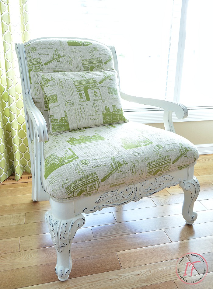 DIY Upholstered Accent Chairs With Lumbar Pillows