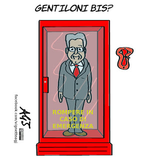 gentiloni bis, elezioni, pareggio, 4 marzo, politica, satira, vignetta