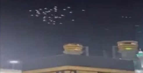 Birds performing twaf over Holly Kaba 2020