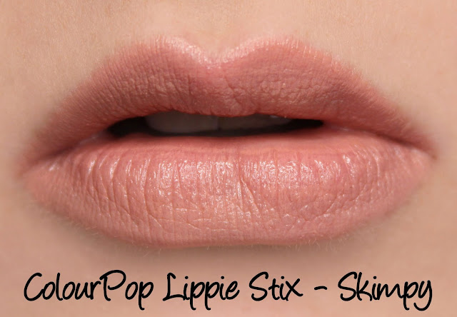 ColourPop Lippie Stix - Skimpy Swatches & Review