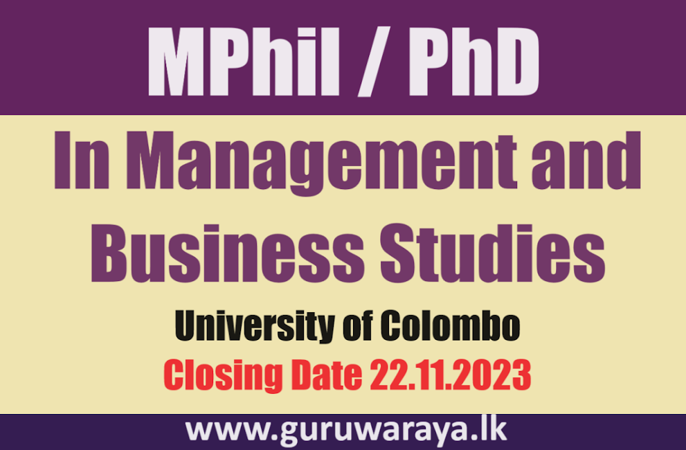 MPhil / PhD Programmes in Business and Management Studies