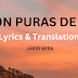 CON PURAS DE 25 Lyrics & Translation - JAIRO VERA