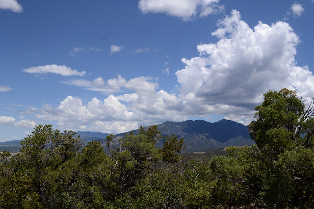 north to clouds and peaks