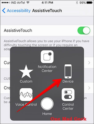 How to take a screenshots on iPhone 6s or iPhone 6s Plus with/without the Home button?