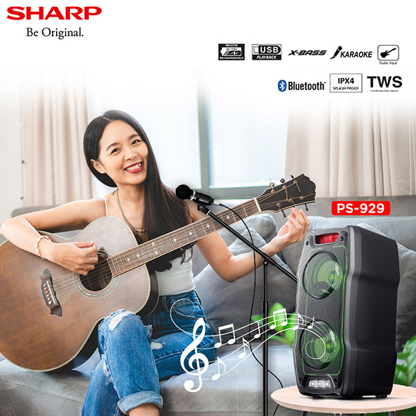 Sharp Aquos 4K Smart Android TV and Party Box, Sharp Philippines, home entertainment, Sharp TV, Sharp speaker, party, family party, safety in the new normal, home appliances, Sharp home appliances, bluetooth speaker, party speaker, party box