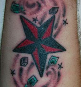 nautical star tattoos, tattoos